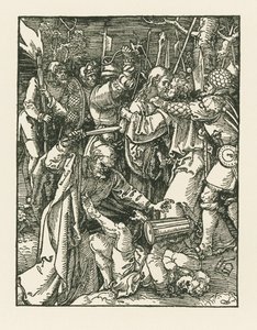 Kristus tillfångatagen, ca 1509 (träsnitt) av Albrecht Dürer or Duerer