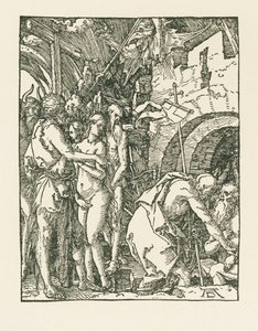 Kristi nedstigning till Limbo, ca 1509 (träsnitt) av Albrecht Dürer or Duerer