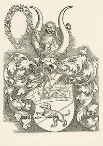 Vapensköld för Lorenz Staiber av Albrecht Dürer or Duerer