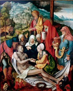 Depositionsmålning av Albrecht Durer (1471-1528) 1500 ca. Dämpa. 151x121 cm München, Alte Pinakothek av Albrecht Dürer