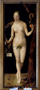 Eve-målning av Albrecht Durer (1471-1528), olja på trä av Albrecht Dürer