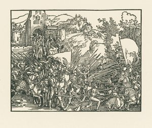 Holofernes i kamp mot judarna av Albrecht Dürer or Duerer