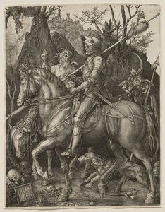 Riddare, döden och djävulen av Albrecht Dürer