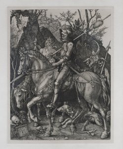 Riddaren, döden och djävulen av Albrecht Dürer or Duerer