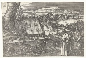 Landskap med kanon av Albrecht Dürer or Duerer