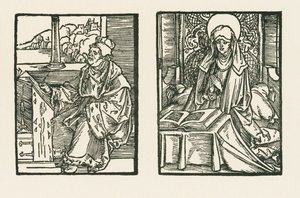 Magister Matthias, kanik i Linkoeping och Sankt Birgitta av Albrecht Dürer or Duerer