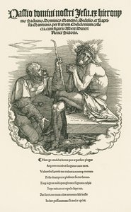 Smärtornas man hånad av en soldat, ca 1511 (träsnitt) av Albrecht Dürer or Duerer