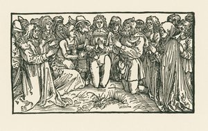 Män och kvinnor i bön av Albrecht Dürer or Duerer