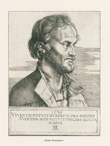 Philipp Melanchthon. 1526 (gravyr) av Albrecht Dürer or Duerer