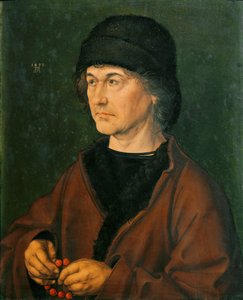Porträtt av fadern (trämålning av Albrecht Dürer