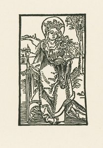 Sankt Katarina av Albrecht Dürer or Duerer