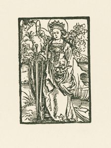 Sankt Katarina av Albrecht Dürer or Duerer