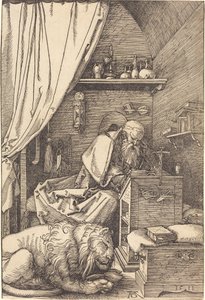 Den helige Hieronymus i sin cell av Albrecht Dürer