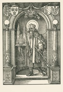 Sankt Sebald i nischen av Albrecht Dürer or Duerer