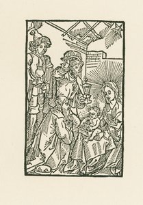 De vise männens tillbedjan av Albrecht Dürer or Duerer