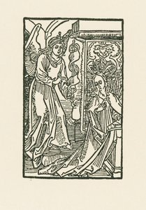 Bebådelsen av Albrecht Dürer or Duerer