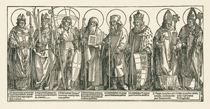 De österrikiska helgonen av Albrecht Dürer or Duerer