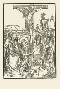 Korsfästelsen, ca 1500 (träsnitt) av Albrecht Dürer or Duerer