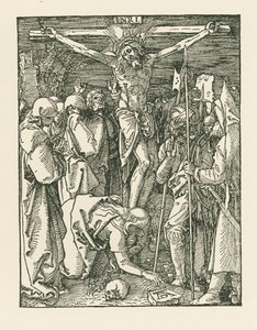 Korsfästelsen, ca 1509 (träsnitt) av Albrecht Dürer or Duerer