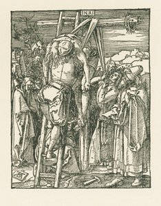 Nedtagningen från korset, ca 1509-10 (träsnitt) av Albrecht Dürer or Duerer