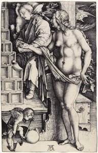 The Dream, c.1500 (gravyr) av Albrecht Dürer