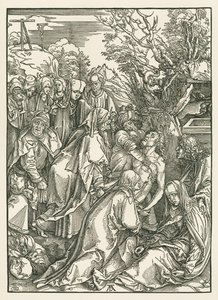 Gravsättningen, ca 1496-97 (träsnitt) av Albrecht Dürer or Duerer