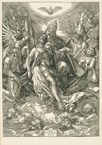 Den heliga treenigheten av Albrecht Dürer or Duerer