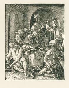 Hånet av Kristus, ca 1508-09 (träsnitt) av Albrecht Dürer or Duerer