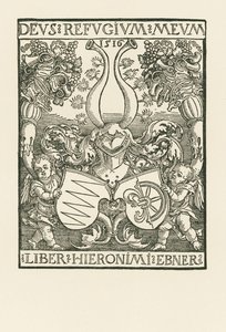 Hieronymus Ebners bokplansch av Albrecht Dürer or Duerer