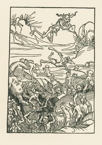 De fördömdas eviga klagan av Albrecht Dürer or Duerer