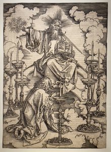 Visionen om de 7 ljusstakarna av Albrecht Dürer or Duerer