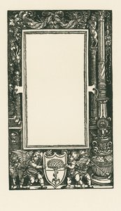 Titelsida till Plutarchos: De his qui tarde av Albrecht Dürer or Duerer