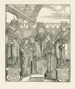 Triumfbåge för kejsar Maximilian I av Albrecht Dürer or Duerer