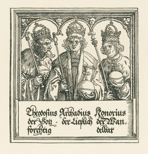 Triumfbåge för kejsar Maximilian I av Albrecht Dürer or Duerer