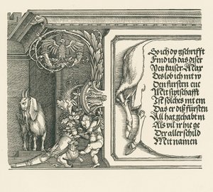 Triumfbåge för kejsar Maximilian I av Albrecht Dürer or Duerer