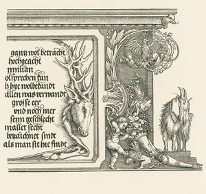 Triumfbåge för kejsar Maximilian I av Albrecht Dürer or Duerer