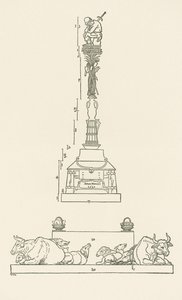 Segerkolonn för underkuvande av upproriska bönder av Albrecht Dürer or Duerer