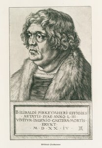 Willibald Pirckheimer av Albrecht Dürer or Duerer