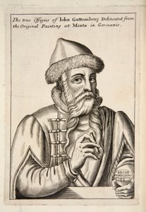 John Guttemberg, pub. 1683 gravyr. av Albrecht Mentz