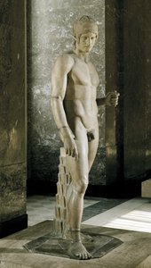Ares, kallad Mars Borghese... av Alcamenes Alcamenes