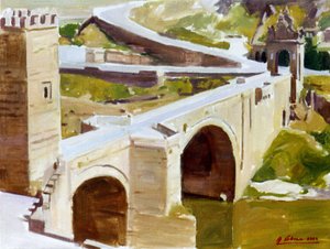 Alcantara-bron av Alejandro Cabeza