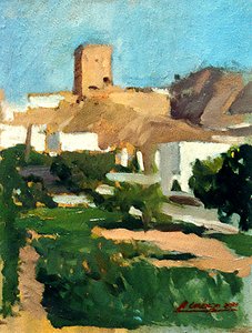 Landskap av Sot de Chera av Alejandro Cabeza
