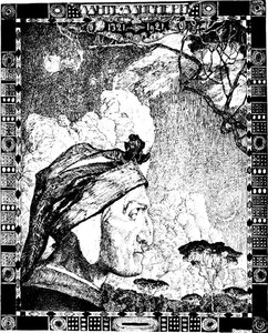 Dante Alighieri, medeltida italiensk poet, 1921.