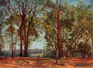 I Aricci-parken, 1830-talet, 1965. av Aleksandr Ivanov