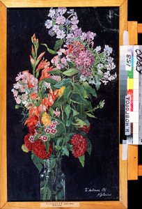 ""Bukett of Flowers"" Målning av Alexander Yakovlevich Golovin (Alexander Golovin) (1863-1930) 1911 Statens konstmuseum, Nizhny Novgorod av Aleksandr Jakovlevic Golovin