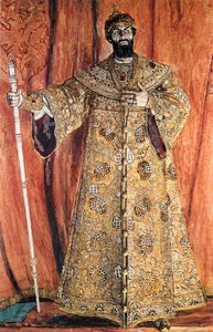 Fjodor Chaliapin som Boris Godunov i Mussorgskijs Boris Godunov