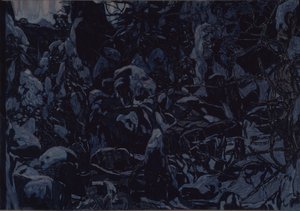 Scenografi för baletten Solveig till E. Griegs musik, 1922 av Aleksandr Jakovlevic Golovin