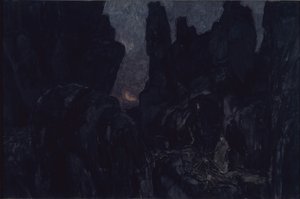 Scenografi för operan Carmen av G. Bizet, 1908 av Aleksandr Jakovlevic Golovin