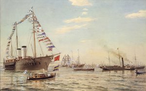 Den tyske kejsaren Vilhelm II besökte Kronstadt i juli 1888, 1888