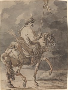 Den polske ryttaren av Aleksandr Osipovich Orlovskii